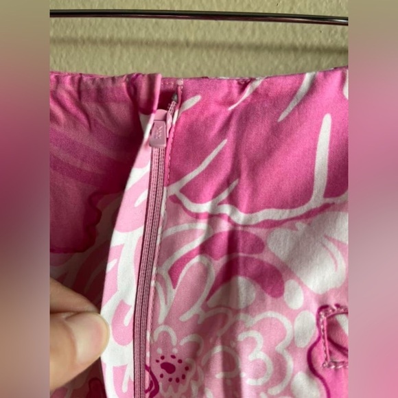 Lilly Pulitzer Women’s Mid Floral Pink Skirt Size 2 - Picture 8 of 11